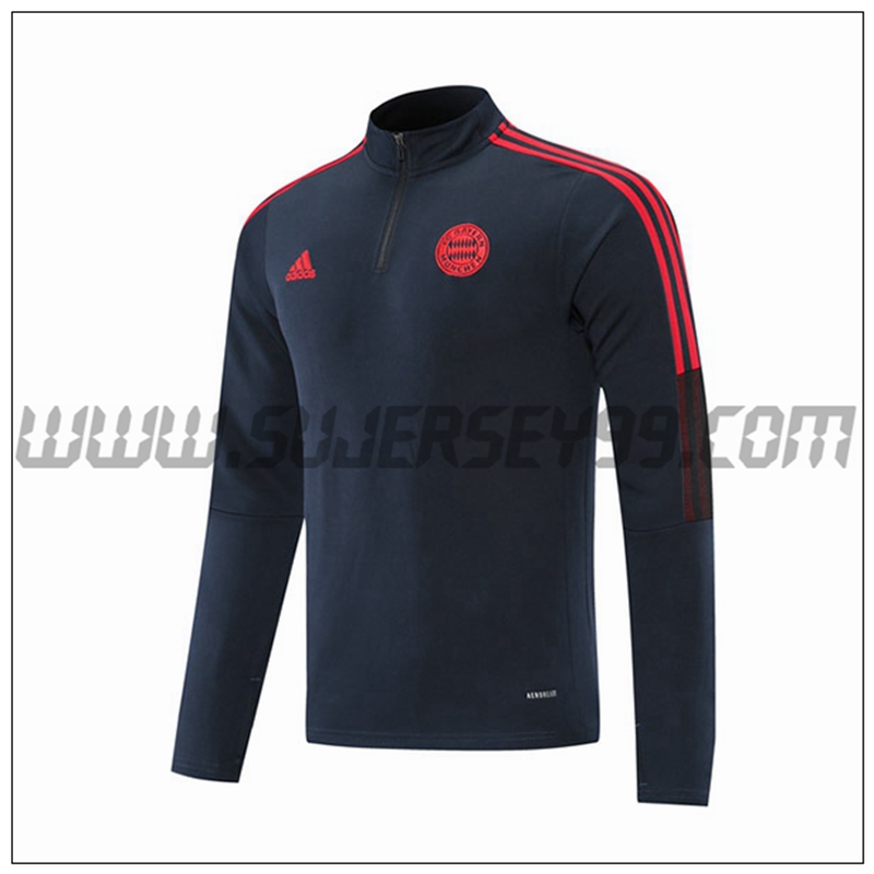 Sudadera Entrenamiento FC Bayern Munich Rojo/Negro 2021 2022