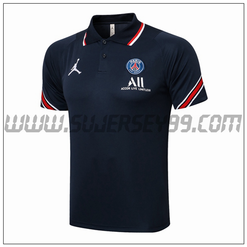 Polo Futbol Jordan PSG Azul marino 2021 2022