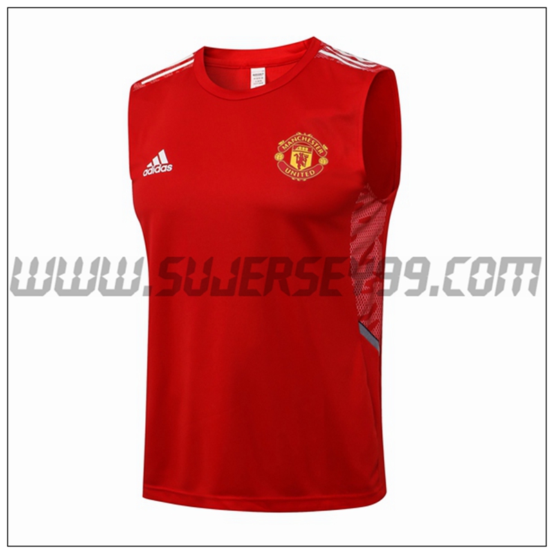 Chaleco de Entrenamiento Manchester United Rojo 2021 2022