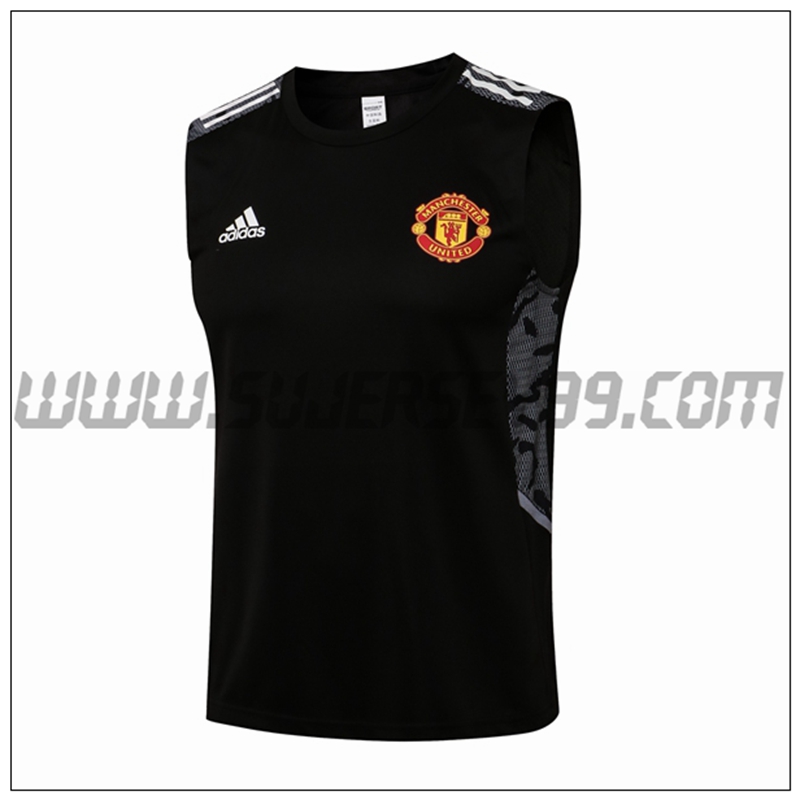 Chaleco de Entrenamiento Manchester United Negro 2021 2022