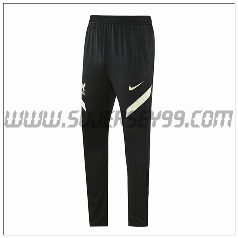 Pantalones Entrenamiento FC Liverpool Negro/Verde 2021 2022