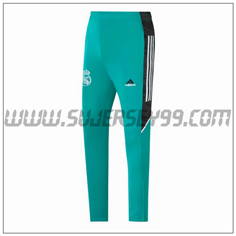 Pantalones Entrenamiento Real Madrid Verde/Negro 2021 2022