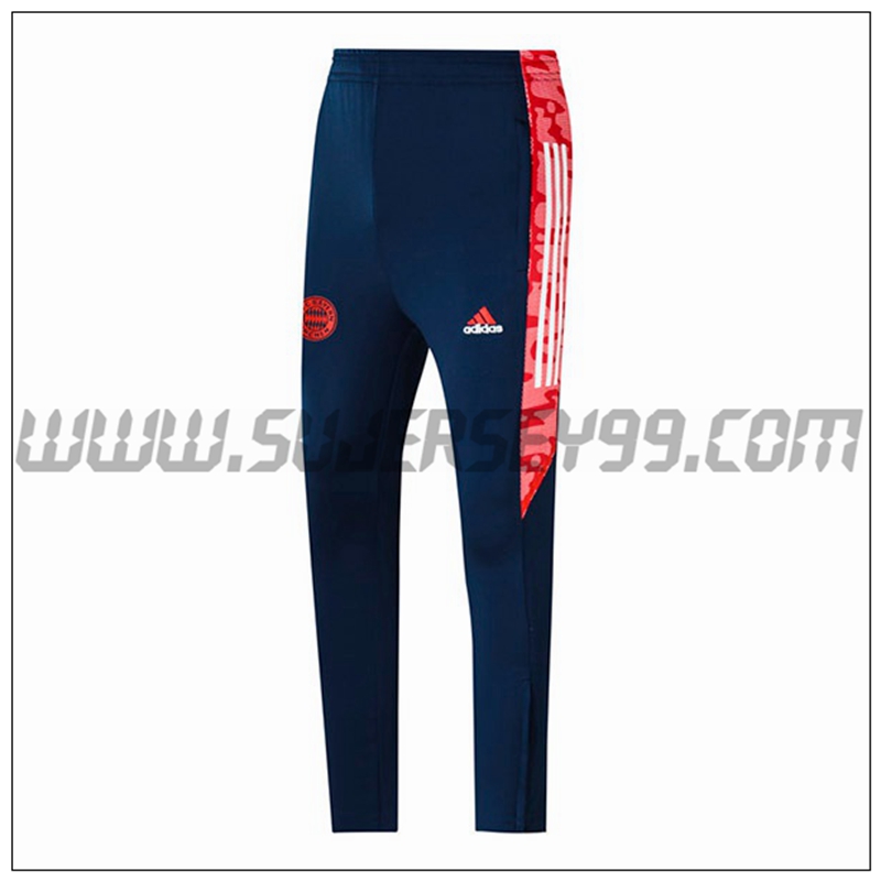 Pantalones Entrenamiento FC Bayern Munich Azul marino/Rojo 2021 2022