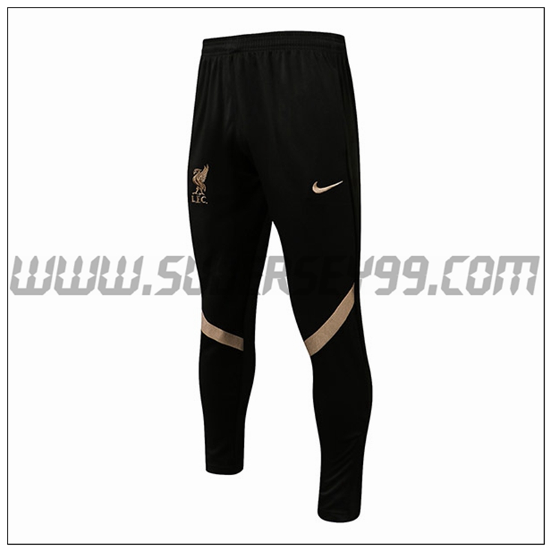 Pantalones Entrenamiento FC Liverpool Negro/marrón 2021 2022