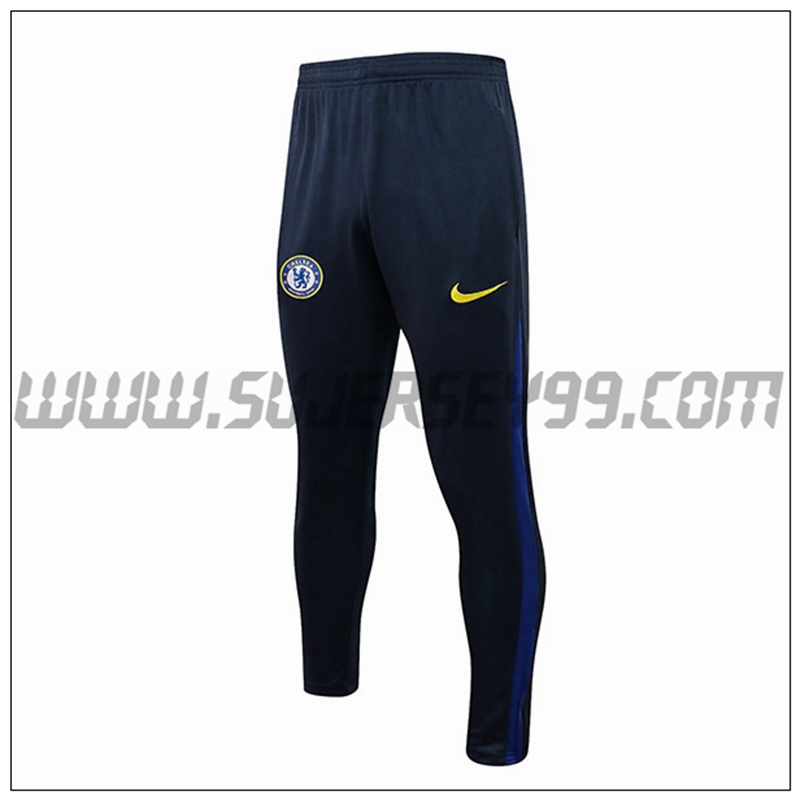 Pantalones Entrenamiento FC Chelsea Negro/Azul 2021 2022