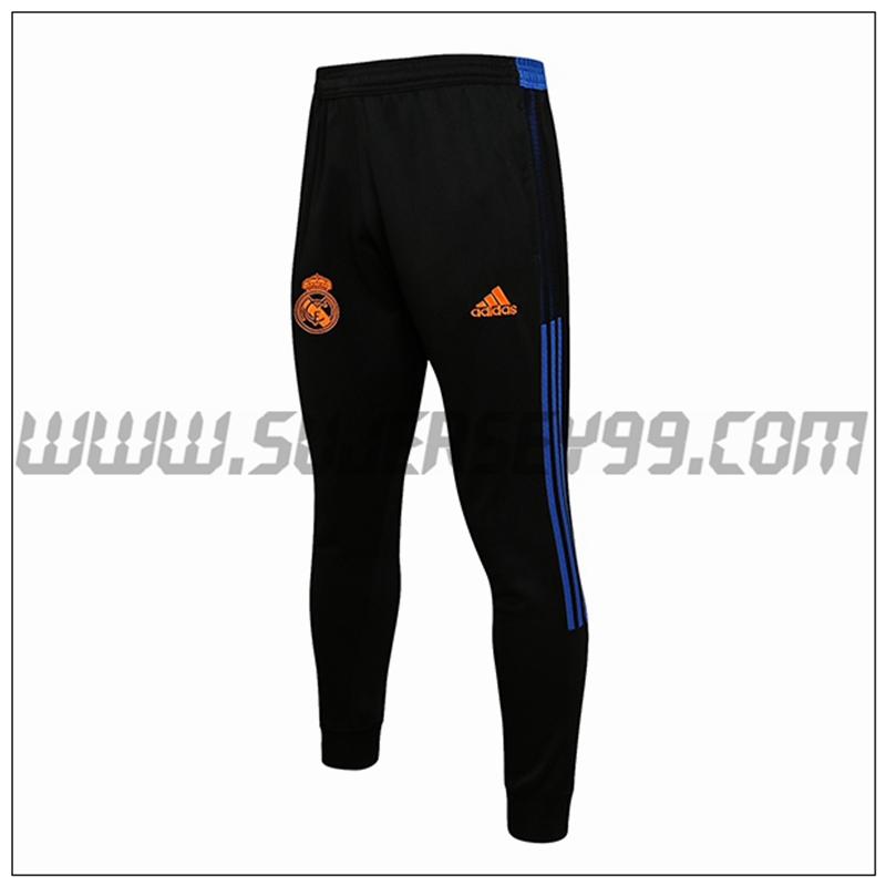 Pantalones Entrenamiento Real Madrid Negro/Azul 2021 2022