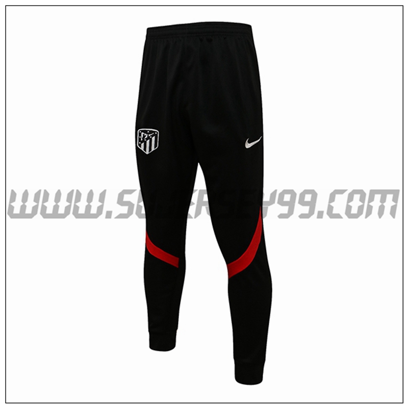 Pantalones Entrenamiento Atletico Madrid Rojo/Negro 2021 2022