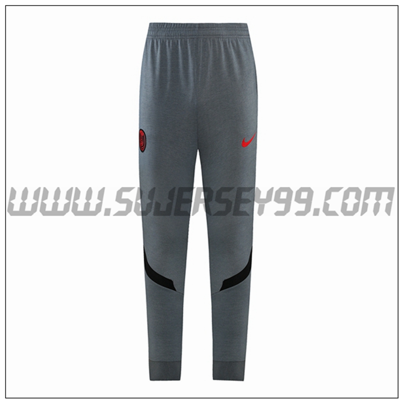 Pantalones Entrenamiento Jordon PSG Gris Oscuro 2021 2022