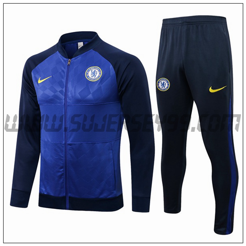 Chaqueta Chandal del FC Chelsea Negro/Azul 2021 2022