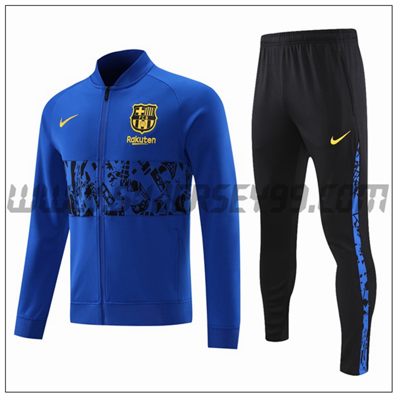 Chaqueta Chandal del FC Barcelona Azul 2021 2022