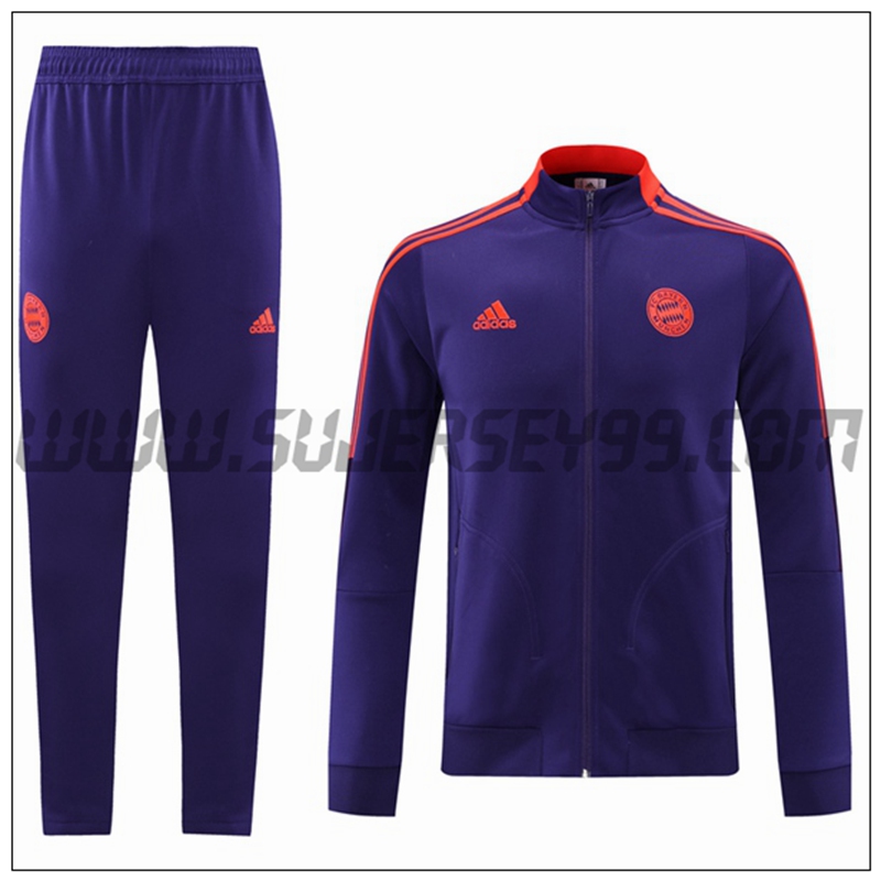 Chaqueta Chandal del Bayern Munich Purpura/Rojo 2021 2022