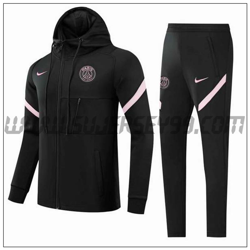 Chaqueta con Capucha Chandal del Jordon PSG Negro 2021 2022