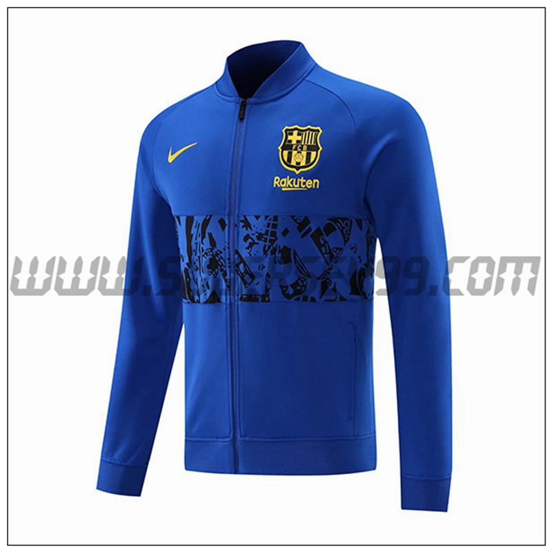 Chaqueta Futbol FC Barcelona Azul 2021 2022