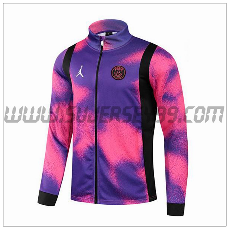 Chaqueta Futbol Jordan PSG Gris/Naranja 2021 2022