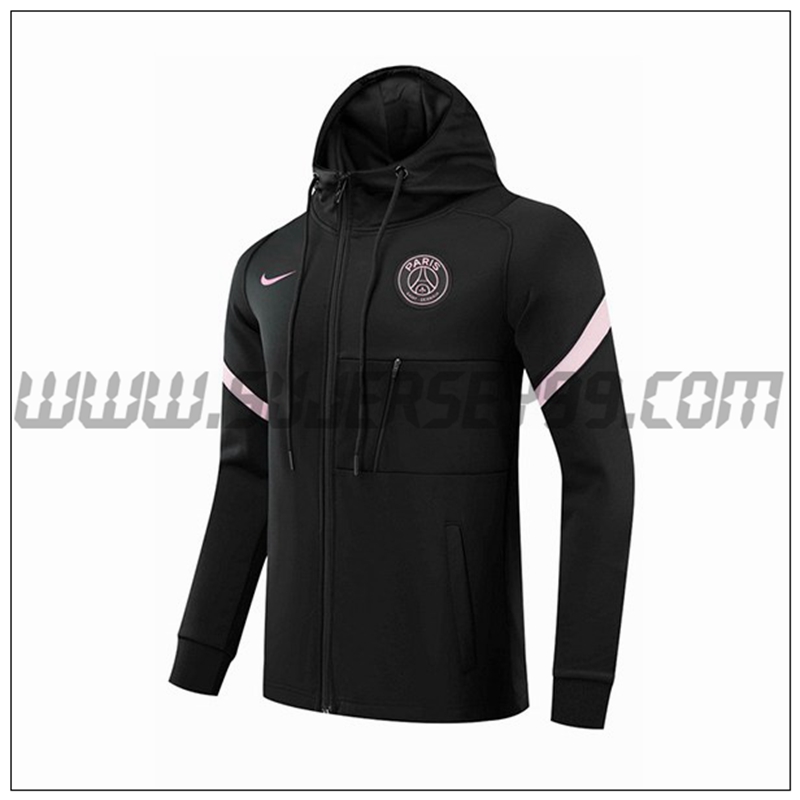 Chaqueta con Capucha Jordon PSG Negro 2021 2022