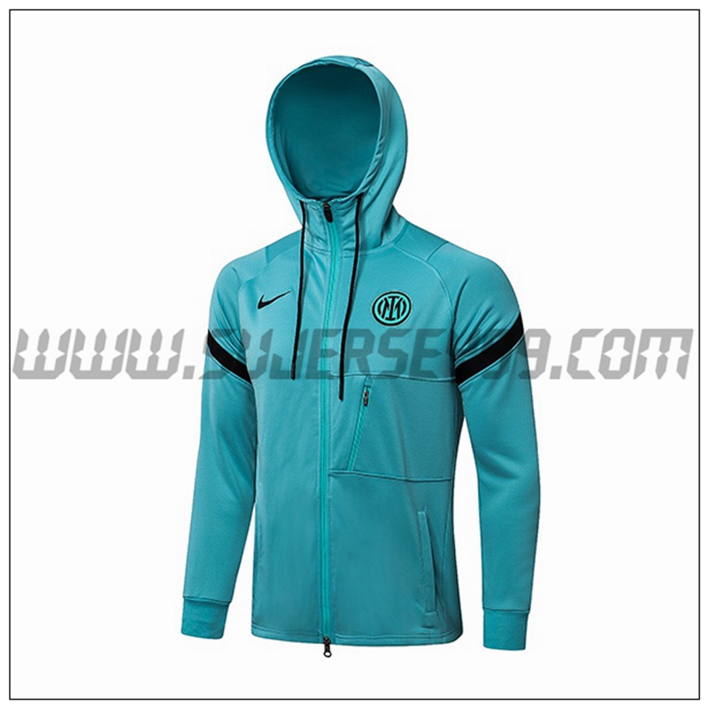 Chaqueta con Capucha Inter Milan Azul 2021 2022