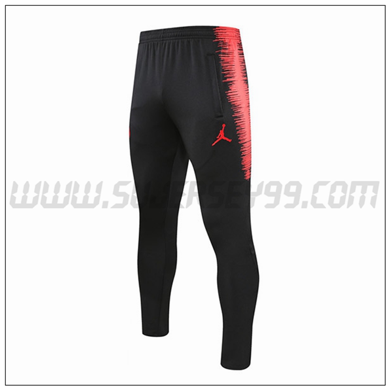 Pantalones Entrenamiento Jordan PSG Rojo/Negro 2021 2022