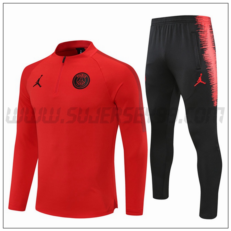 Chandal del Jordan PSG Rojo 2021 2022