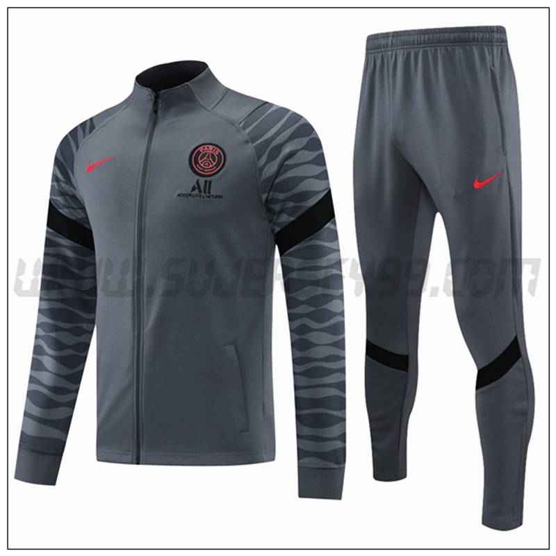 Chaqueta Chandal del Jordan PSG Gris 2021 2022