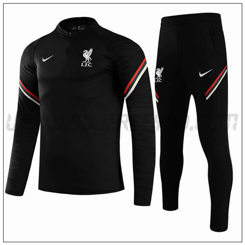 Chandal del FC Liverpool Ninos Verde Oscuro 2021 2022