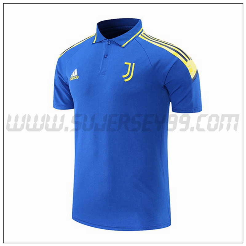 Polo Futbol Juventus Azul/Amarillo 2021 2022