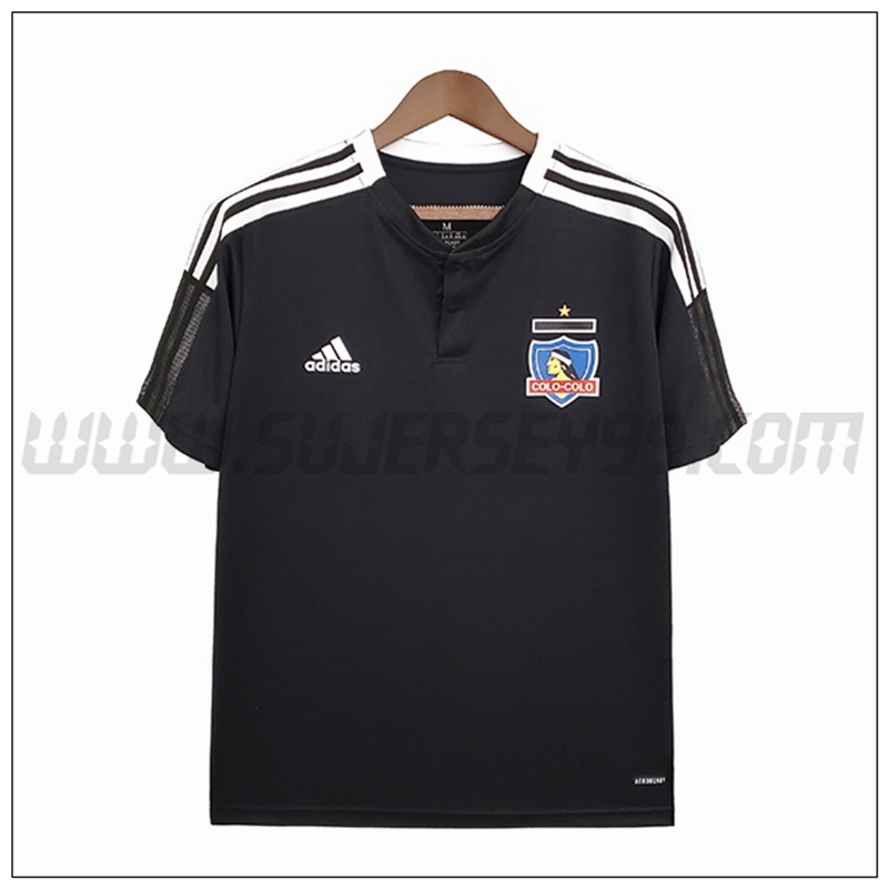 Camiseta Entrenamiento Colo Colo Negro 2021 2022