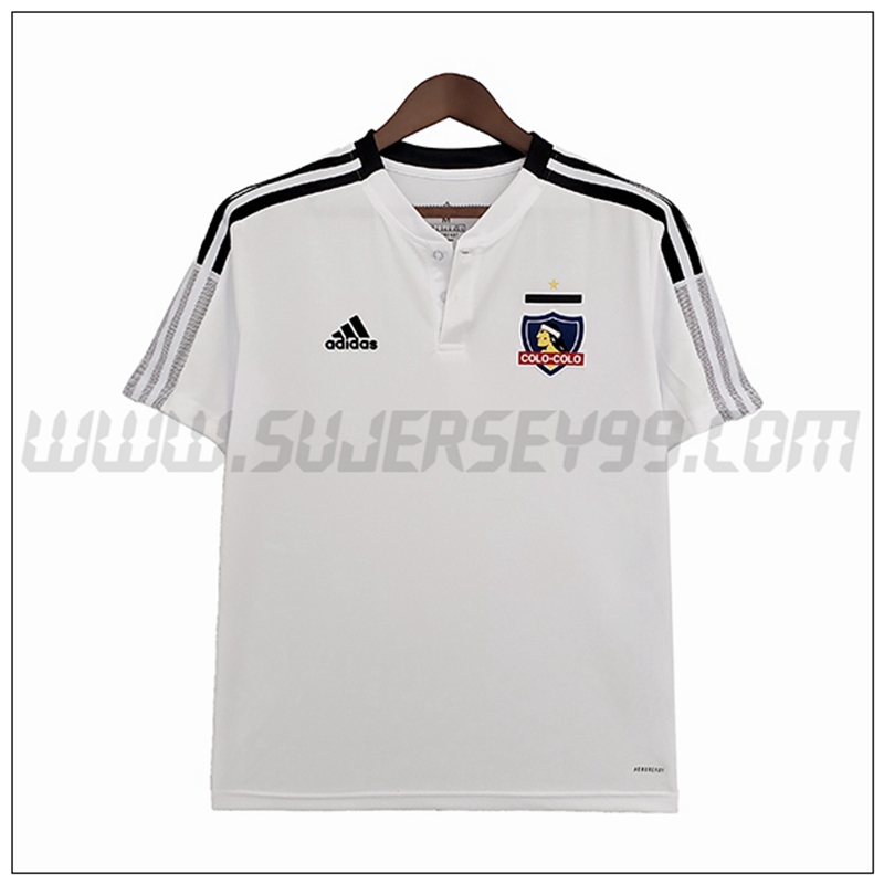 Camiseta Entrenamiento Colo Colo Blanco 2021 2022