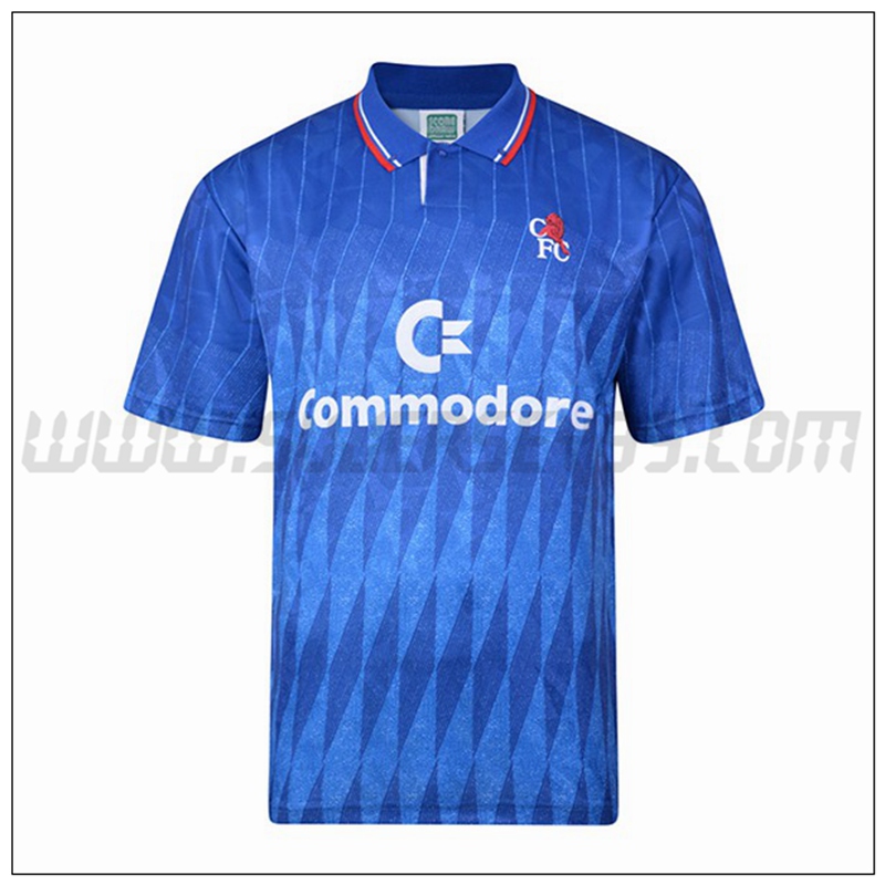 Primera Camiseta Futbol FC Chelsea Retro 1990/1991