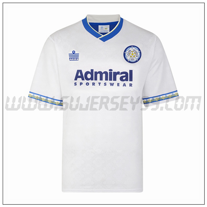 Primera Camiseta Futbol Leeds United Retro 1992/1993