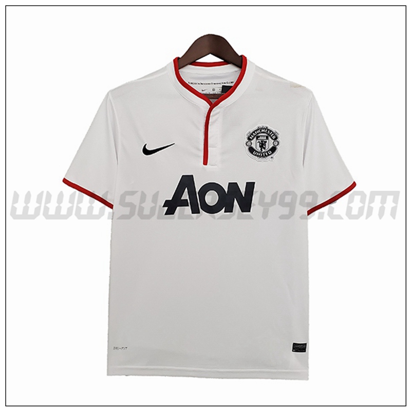 Segunda Camiseta Futbol Manchester United Retro 2013/2014