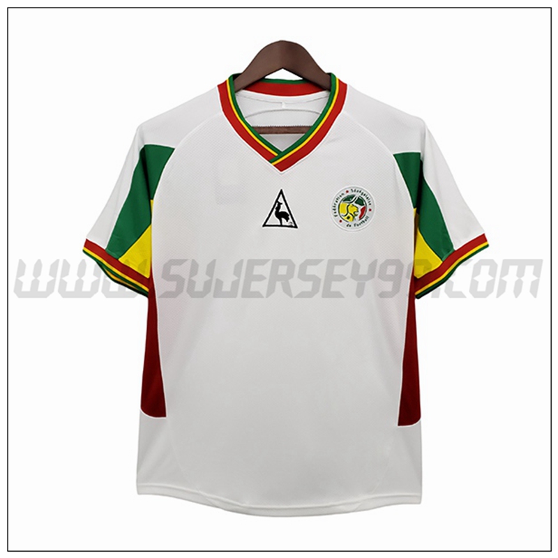 Segunda Camiseta Futbol Senegal Retro 2002