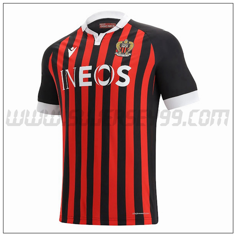 Primera Camiseta Futbol OGC Nice 2021 2022