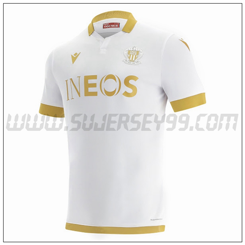 Segunda Camiseta Futbol OGC Nice 2021 2022