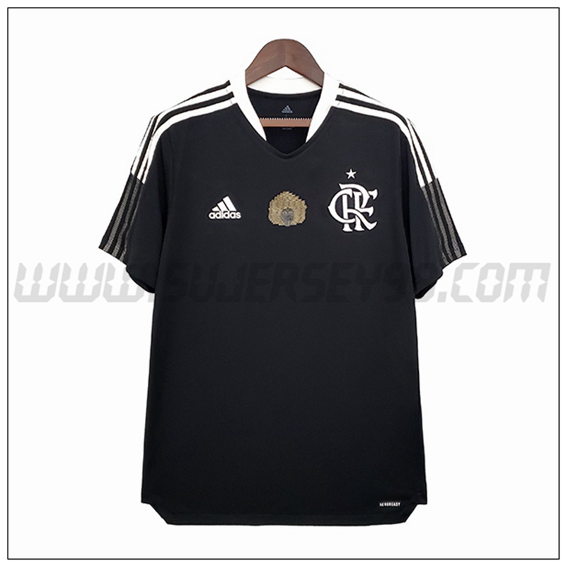 Camiseta Futbol Flamengo Negro Edición Especial 2021 2022