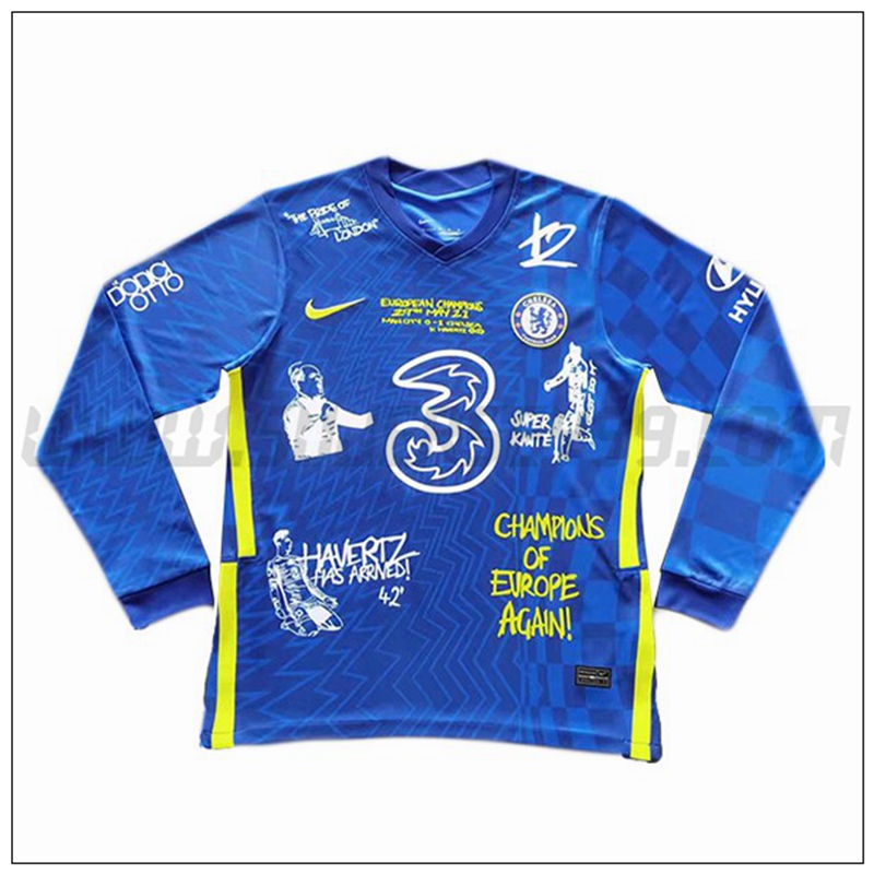 Primera Camiseta Futbol Dodici x Chelsea Manga Larga Edición Especial 2021 2022