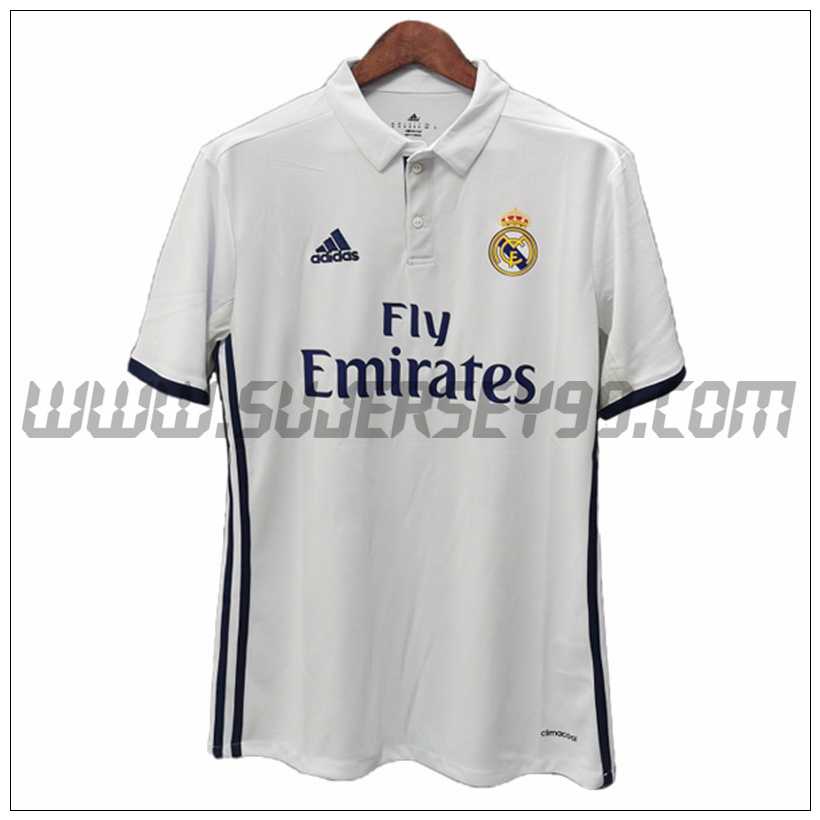 Camiseta Futbol Real Madrid Retro Primera 2016/2017