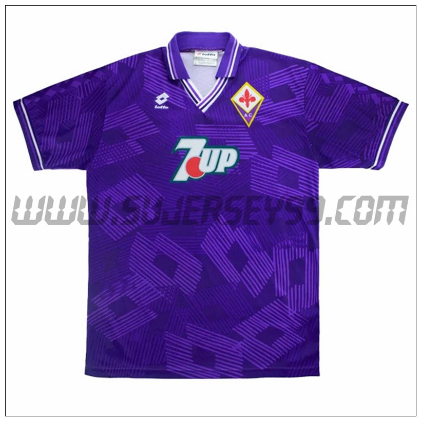 Camiseta Futbol ACF Fiorentina Retro Primera 1992/1993