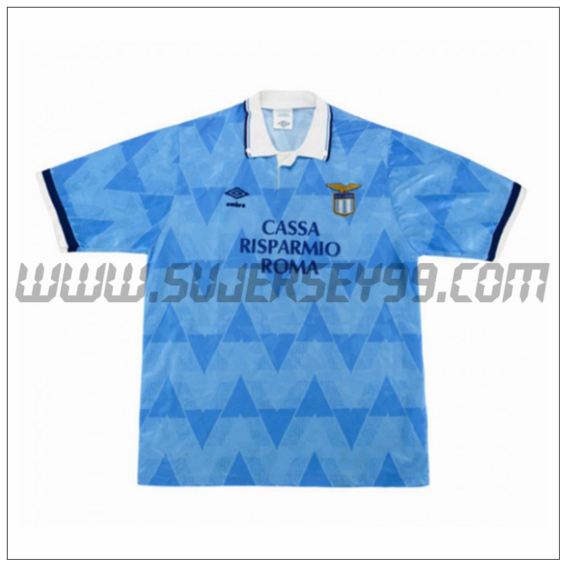Camiseta Futbol SS Lazio Retro Primera 1989/1991