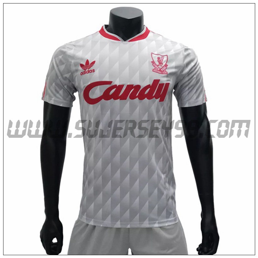 Camiseta Futbol FC Liverpool Retro Segunda 1989/1991