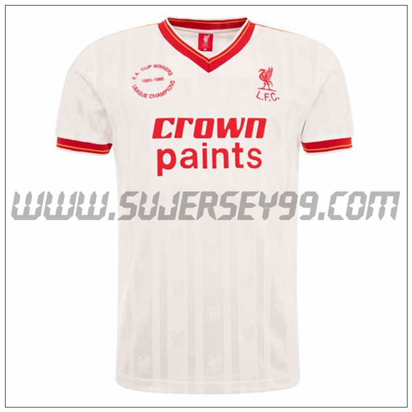 Camiseta Futbol FC Liverpool Retro Segunda 1985/1986