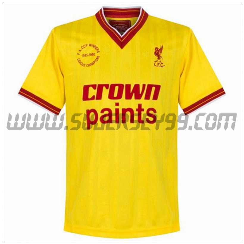 Camiseta Futbol FC Liverpool Retro Tercera 1985/1986