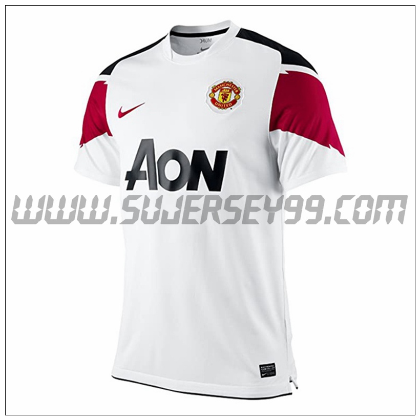 Camiseta Futbol Manchester United Retro Segunda 2010/2011