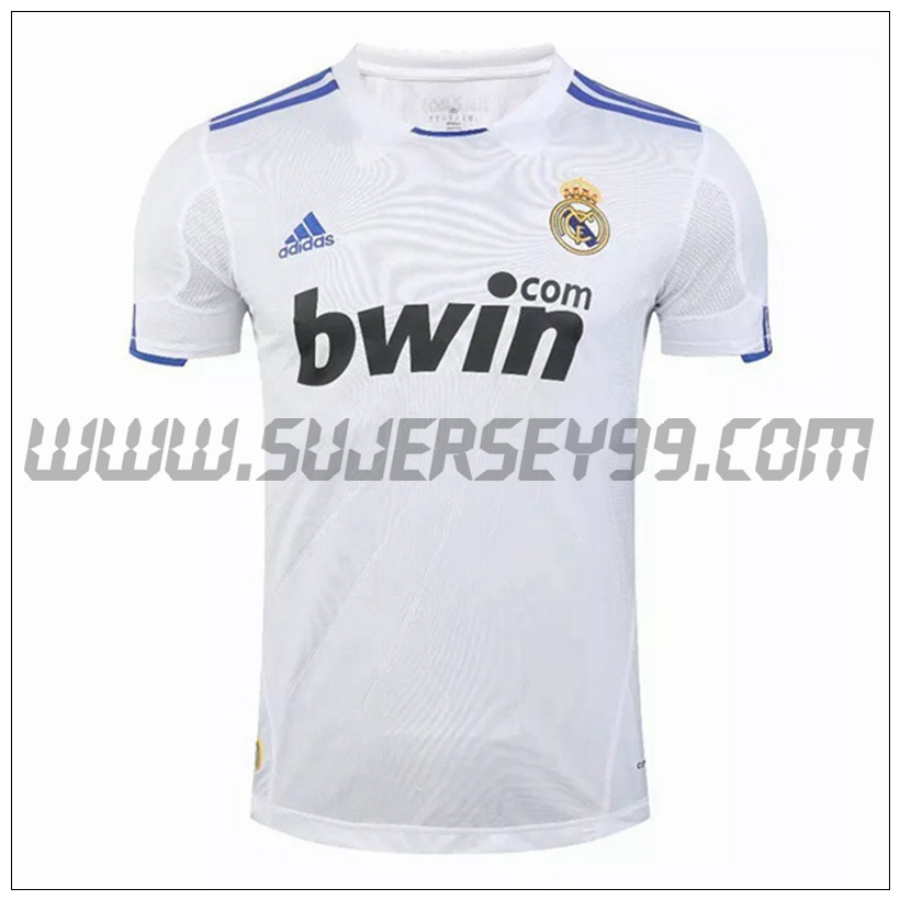 Camiseta Futbol Real Madrid Retro Primera 2010/2011