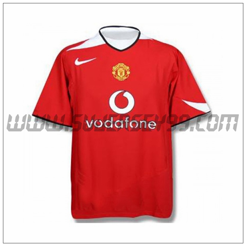 Camiseta Futbol Manchester United Retro Primera 2004/2006