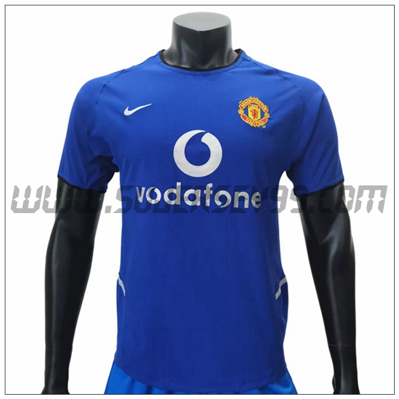 Camiseta Futbol Manchester United Retro Tercera 2002/2003