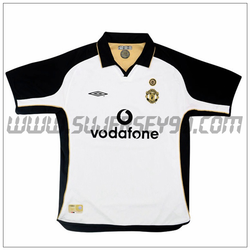 Camiseta Futbol Manchester United Retro Segunda 2001/2002