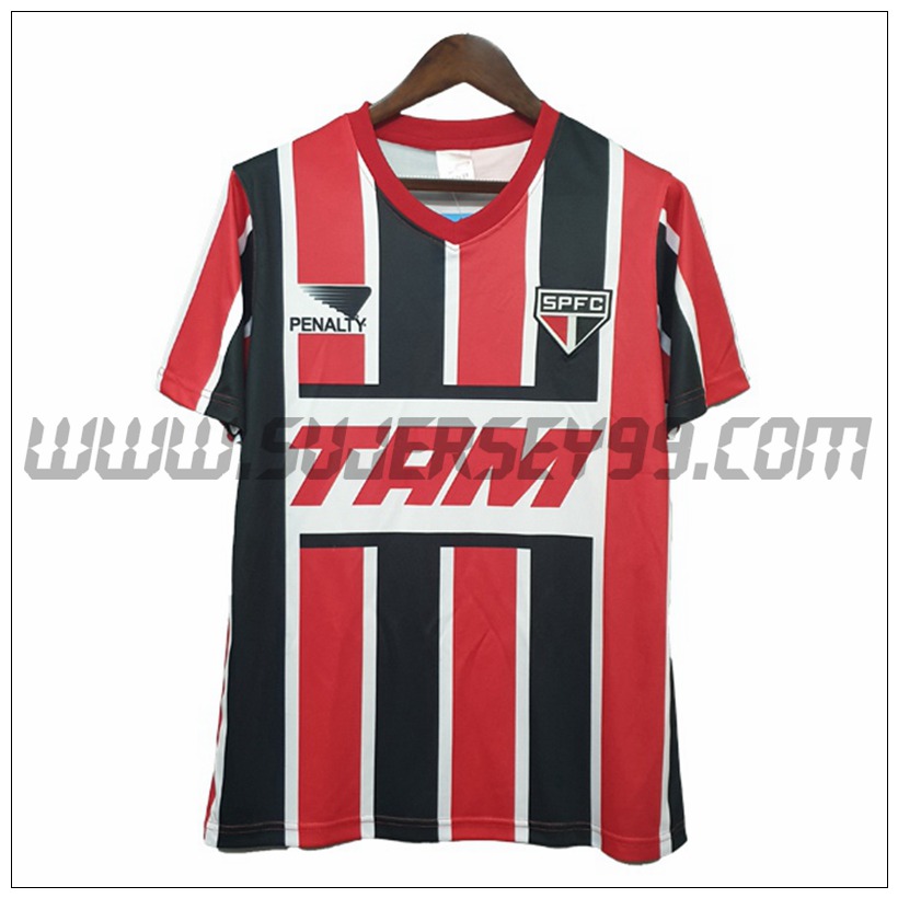 Camiseta Futbol Sao Paulo FC Retro Segunda 1993