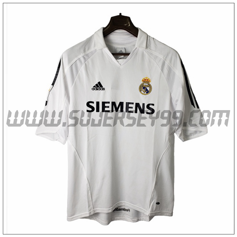 Camiseta Futbol Real Madrid Retro Primera 2005/2006