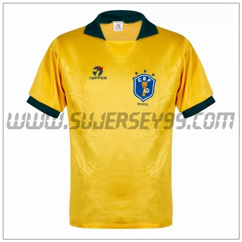 Camiseta Futbol Brasil Retro Primera 1988/1991