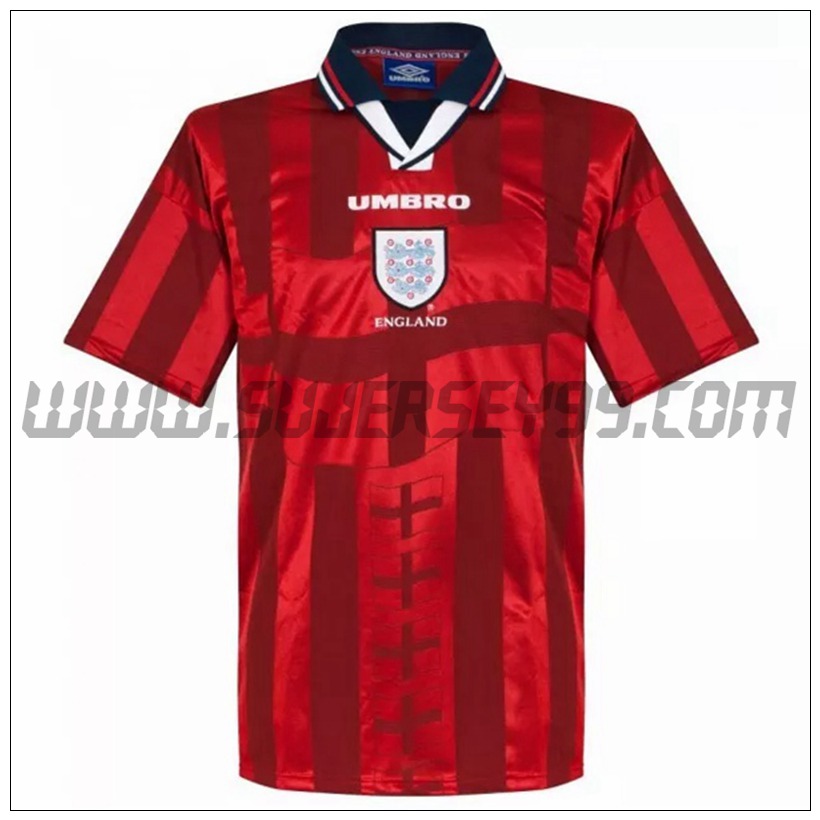 Camiseta Futbol Inglaterra Retro Segunda 1998